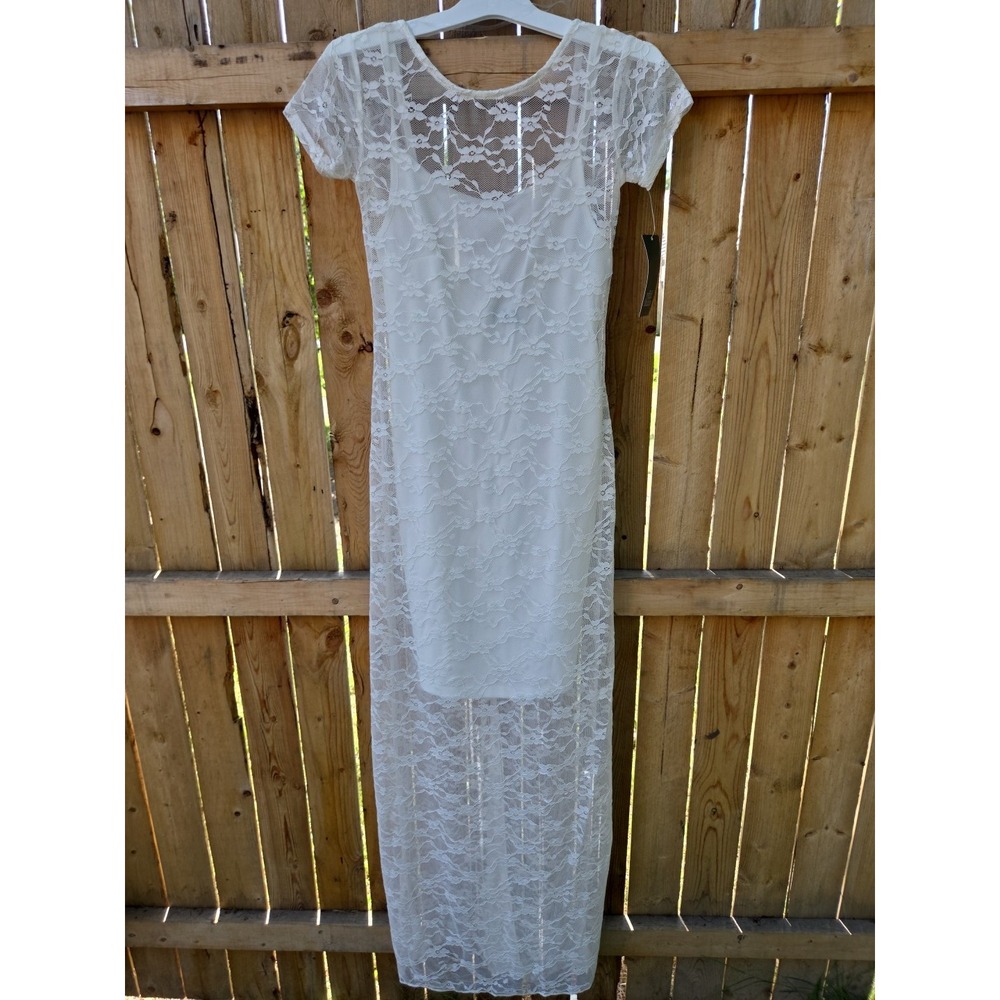 Women's Maxi Dress - Wild Fable‎ White Lace XXS